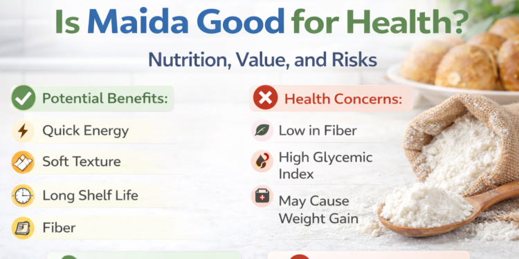 is maida good for health