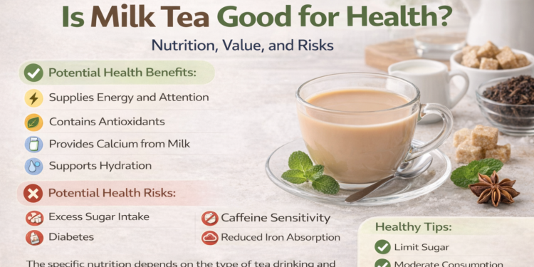 is milk tea good for health