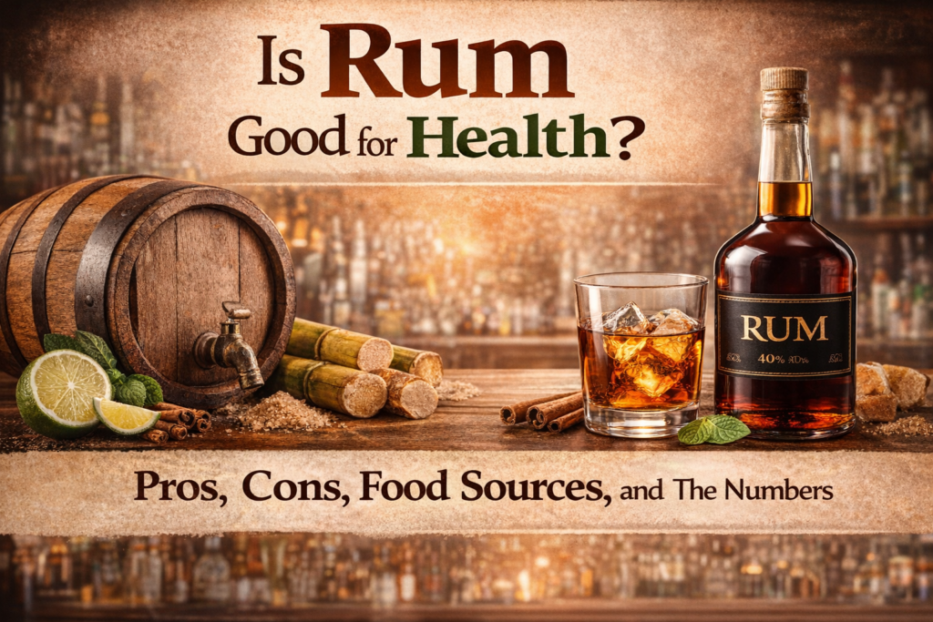 Is Rum Good for Health? Pros, Cons, Food Sources, and The Numbers